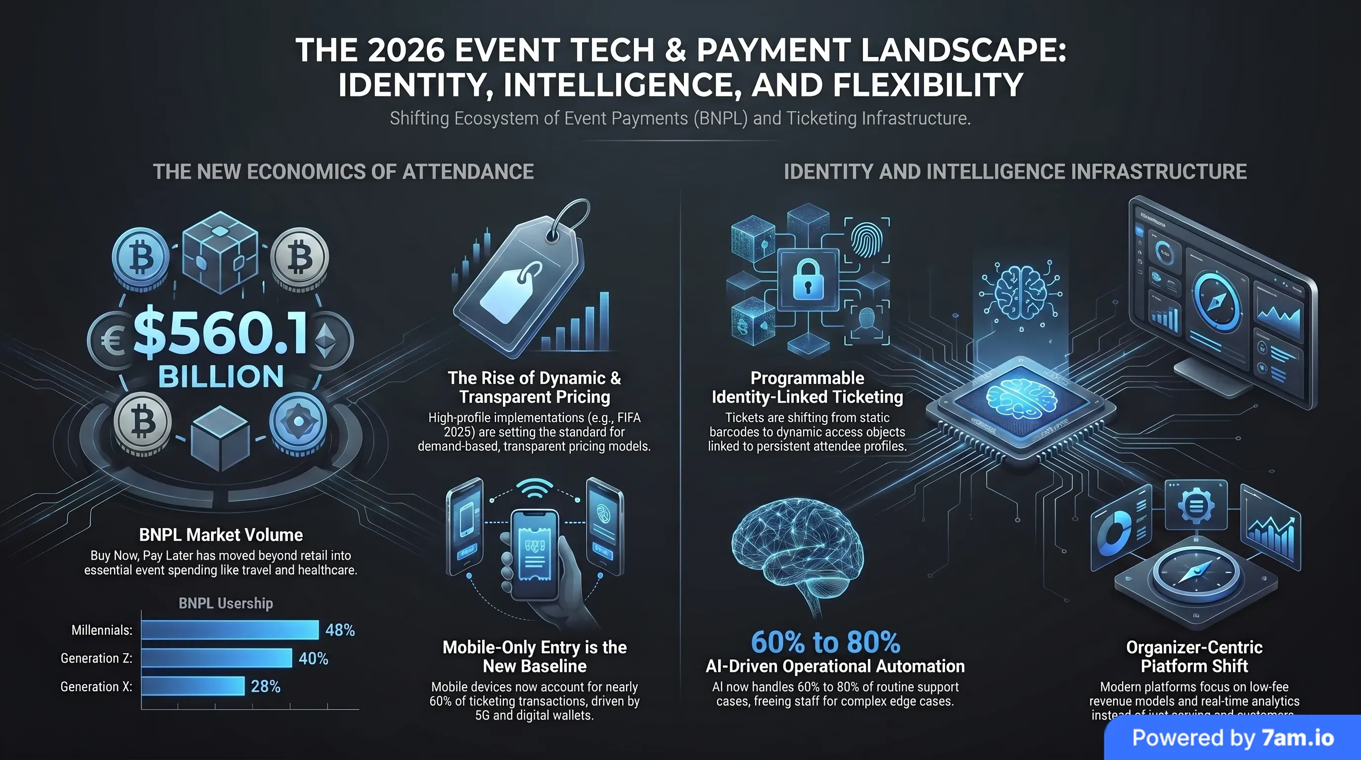 Infographic for Should You Offer Buy Now, Pay Later for Event Tickets?