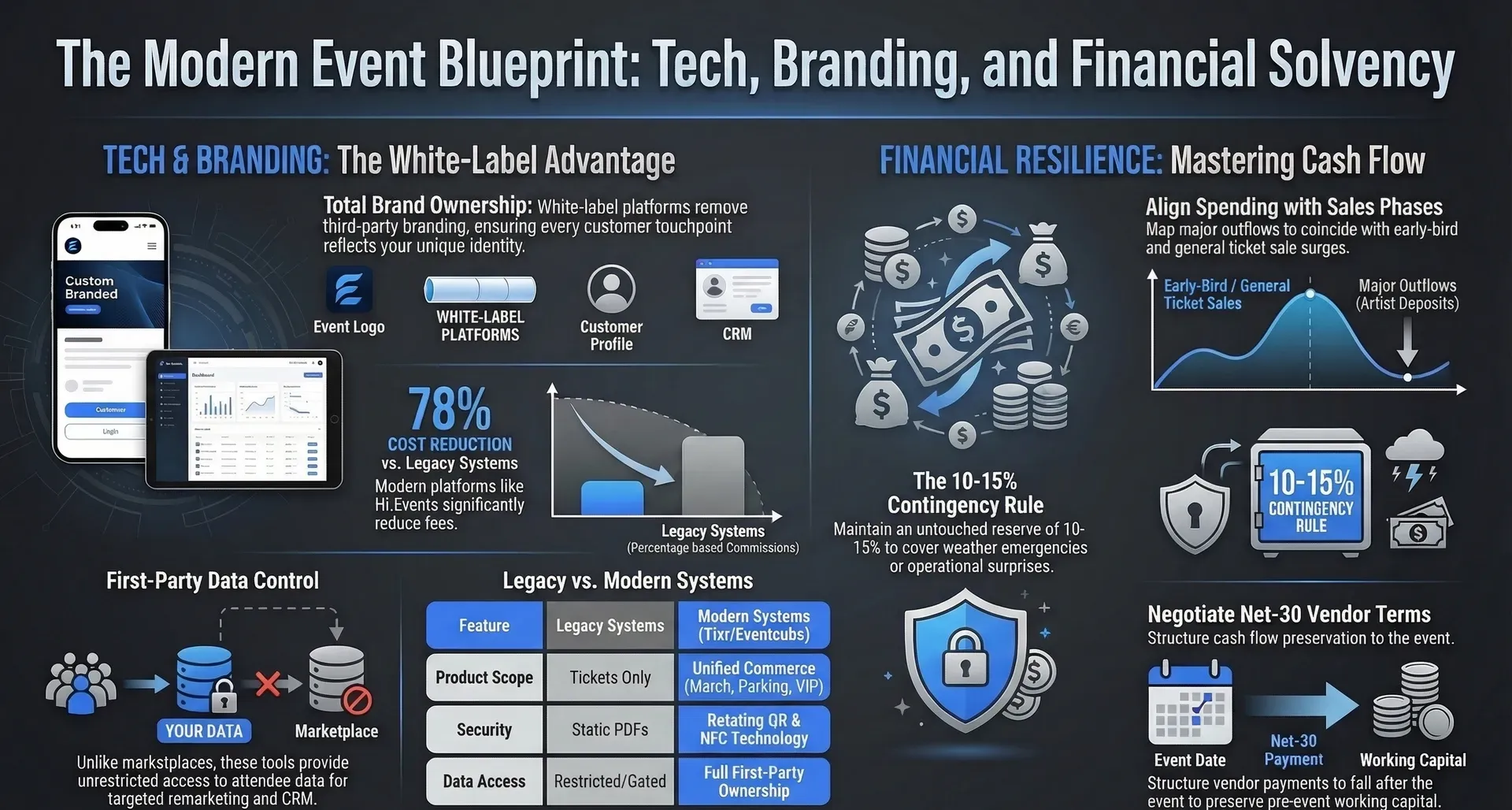 Infographic for The Ticketing Mistakes That Cost Event Organisers Hundreds of Thousands