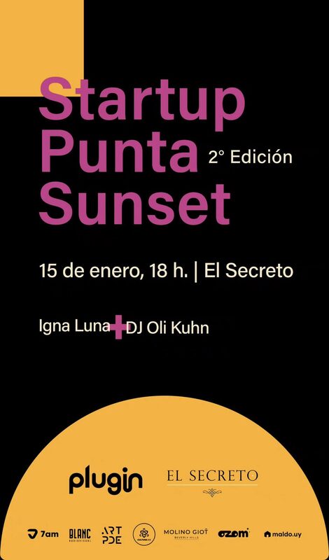 Flyer de Startup Punta · Segunda Edición